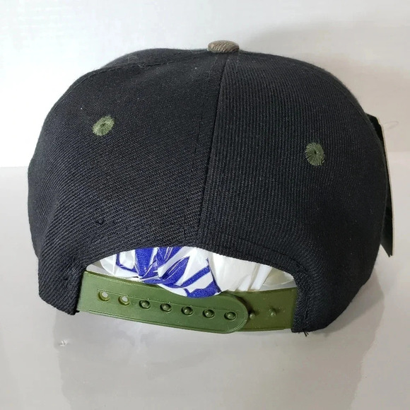 NWT,Boss Mens Black/Green Camo Flat Bill Snapback Hat. - Picture 5 of 8